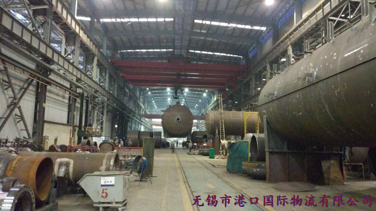 港口國(guó)際物流大件運(yùn)輸，設(shè)備裝車1